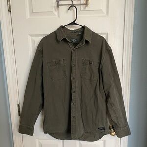 Sturdy Bass work over-shirt, forest green